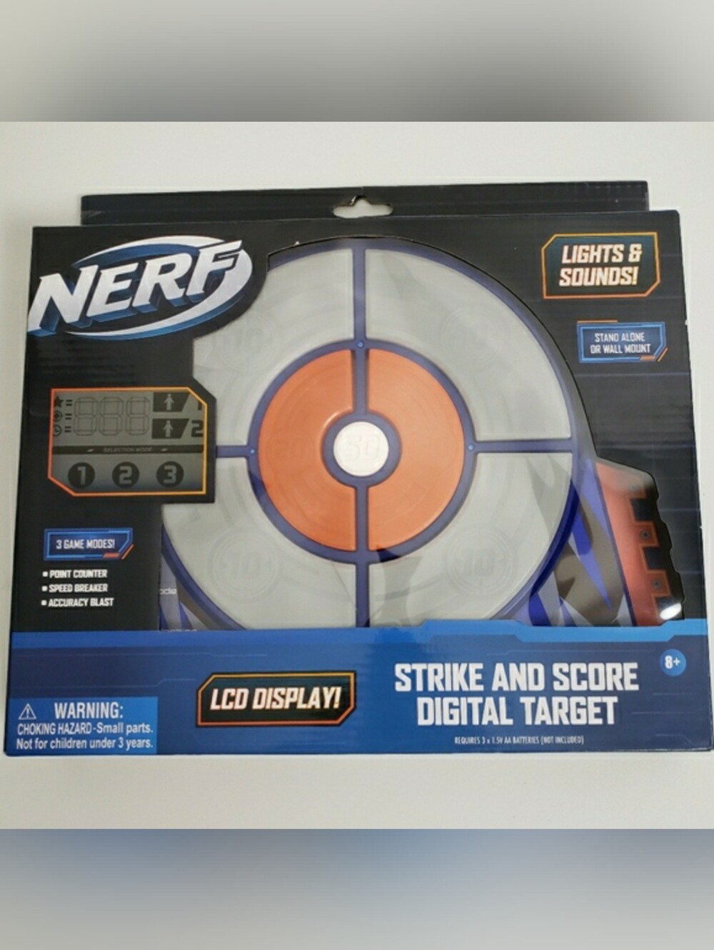 NERF Strike And Score Digital Target with Light and Sounds
